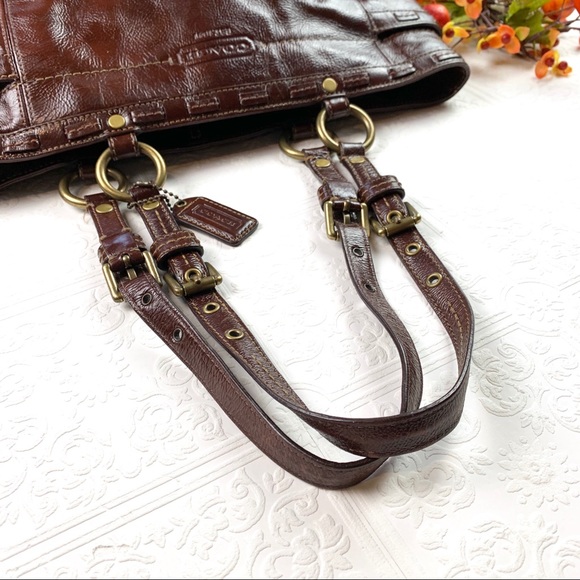 Coach 1941 Gallery Patent Leather Tote - Picture 6 of 8